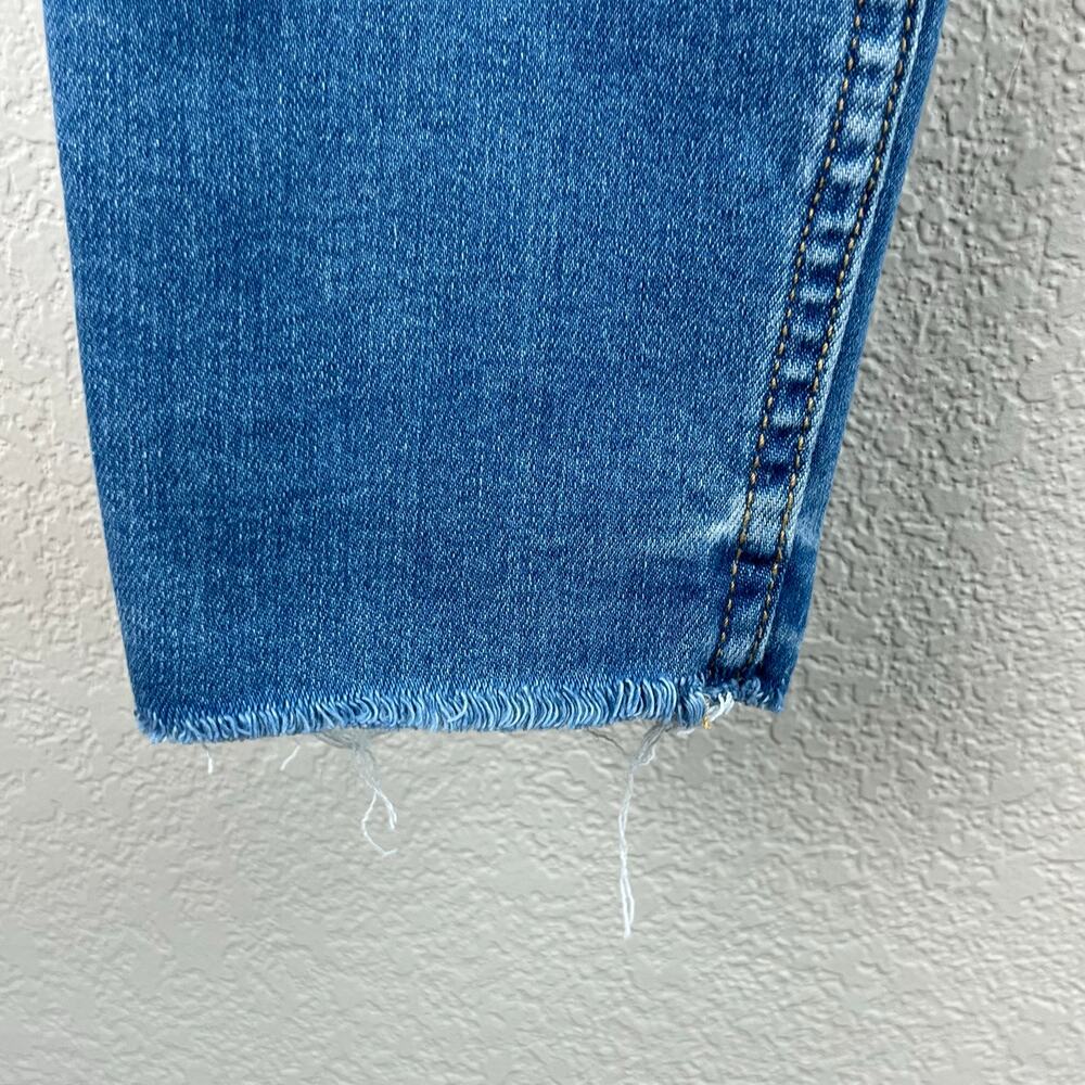 Old Navy Medium Wash Extra High Rise Rockstar Super Skinny Ankle Jeans 10 - Picture 7 of 10